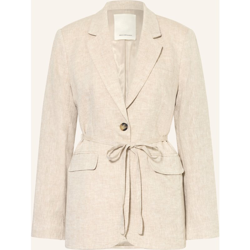 Msch Copenhagen Blazer Mschviana Ginia Mit Leinen beige