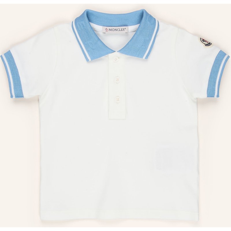 Moncler Enfant Piqué-Poloshirt weiss