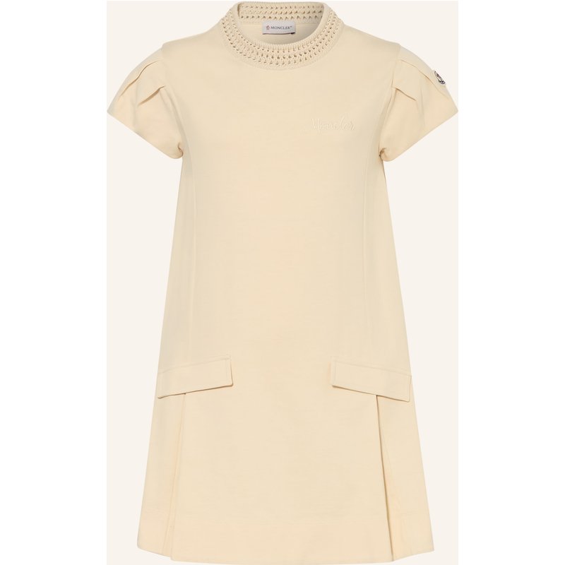 Moncler Enfant Jerseykleid beige