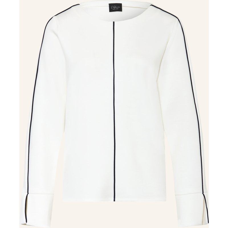 S.Oliver Black Label Sweatshirt weiss
