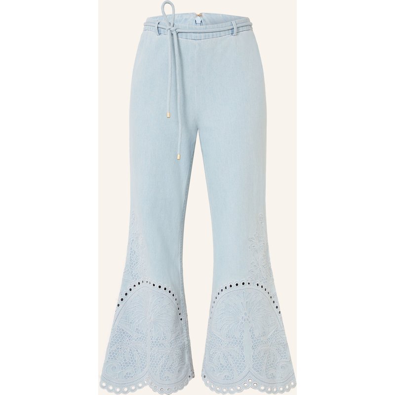 Zimmermann Cropped Jeans blau