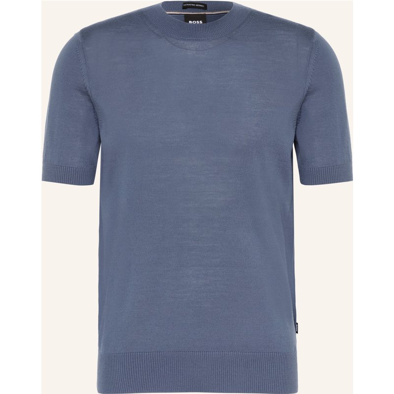 Boss Strickshirt Umauro blau