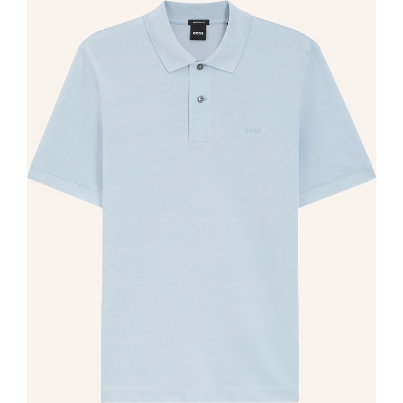 Boss Piqué-Poloshirt Pallas Regular Fit blau