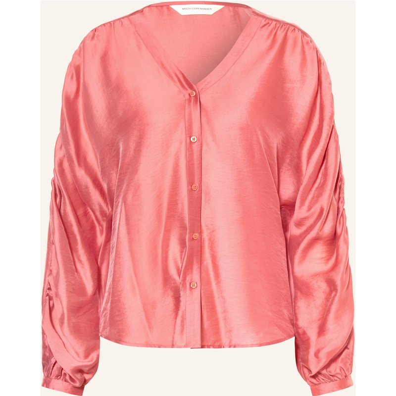 Msch Copenhagen Satinbluse Maschramona Rikkelia rosa
