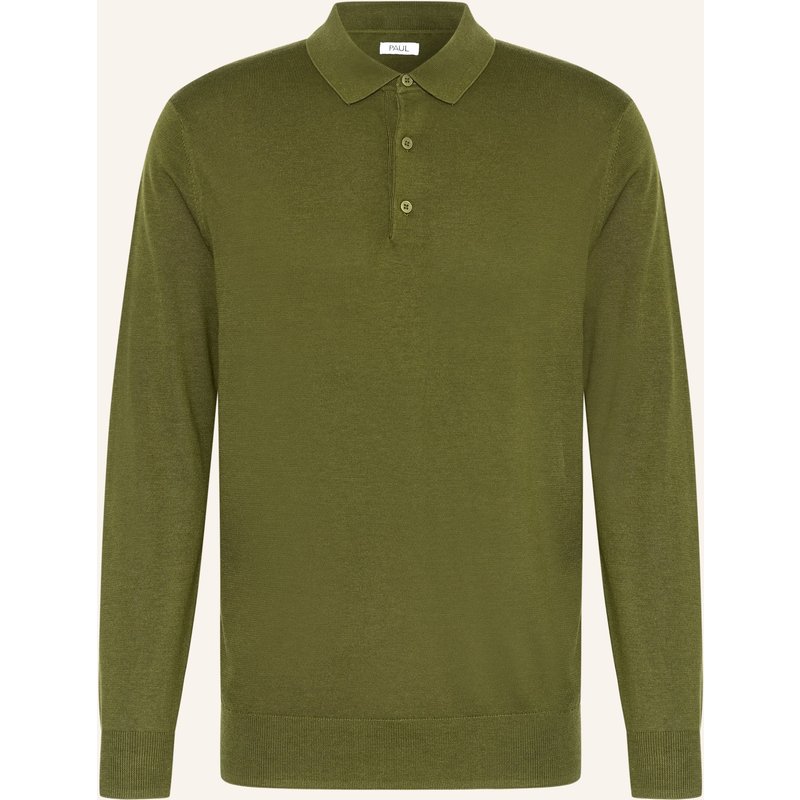 Paul Strick-Poloshirt gruen