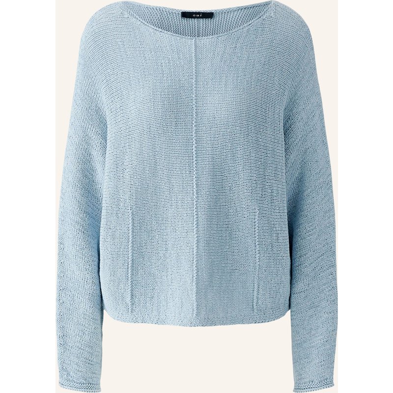 Oui Pullover blau