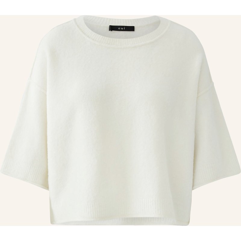 Oui Strickshirt weiss