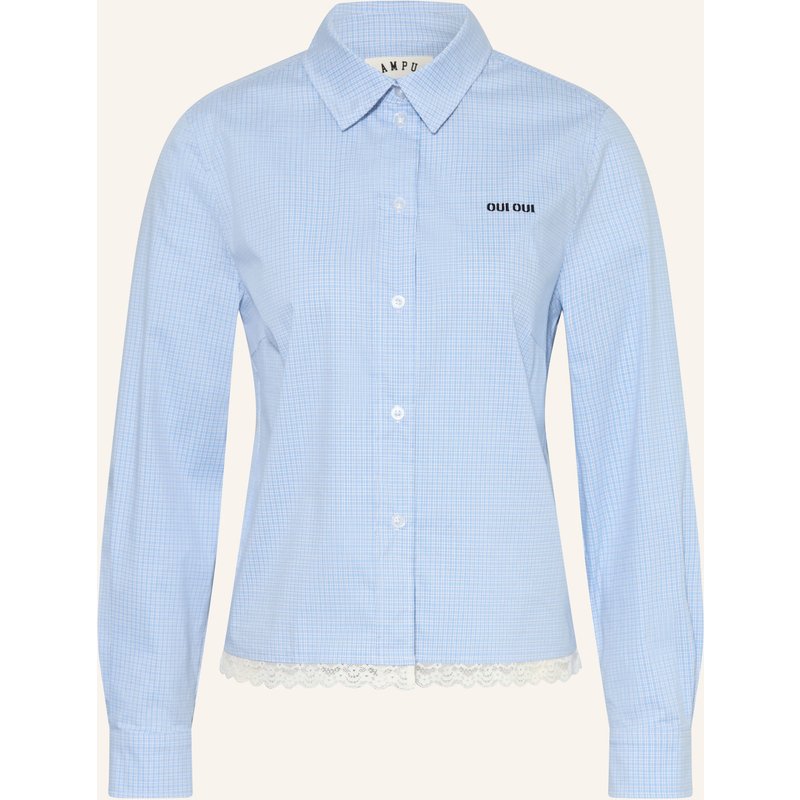 Oui Hemdbluse blau