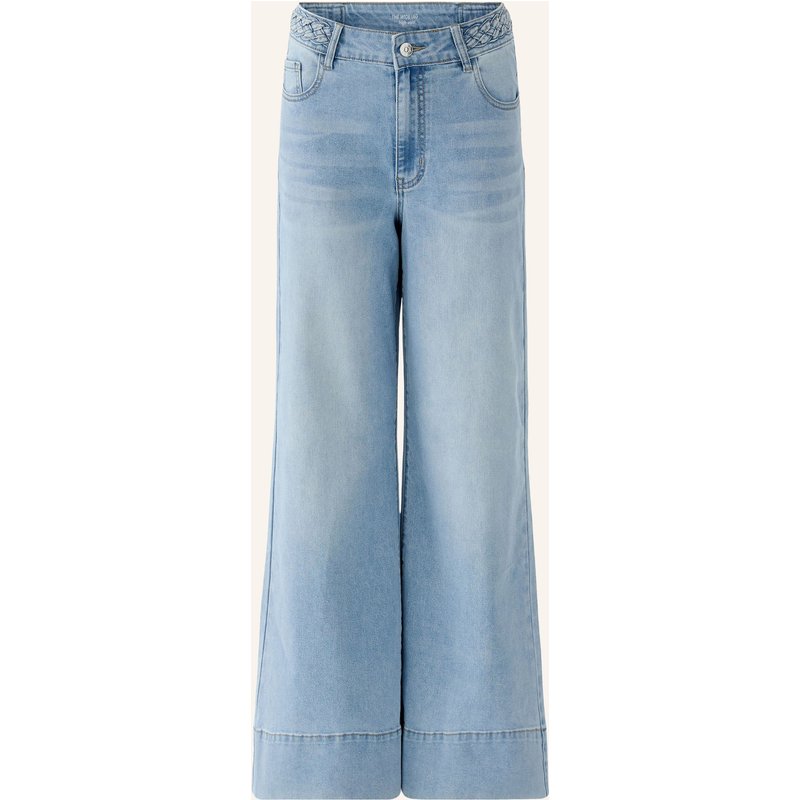 Oui Wide Leg Jeans blau