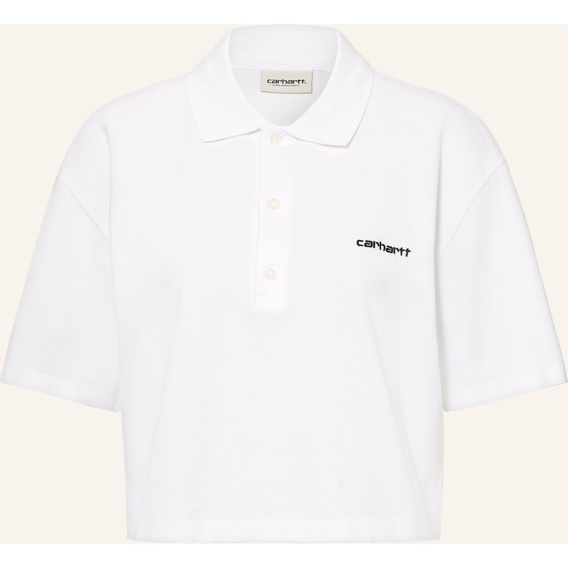 Carhartt Wip Piqué-Poloshirt weiss