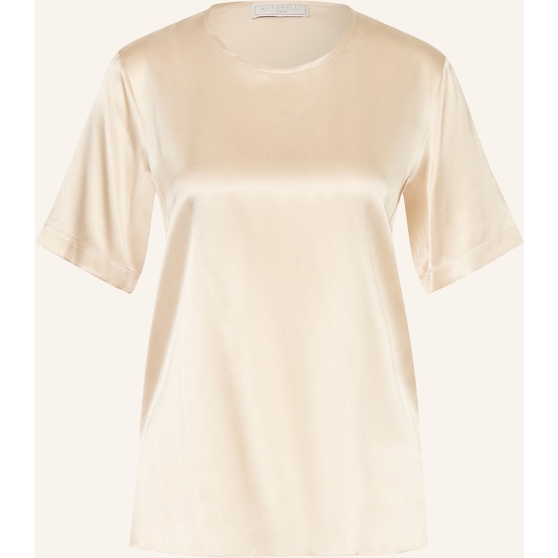 Antonelli Firenze Blusenshirt Aus Seide weiss