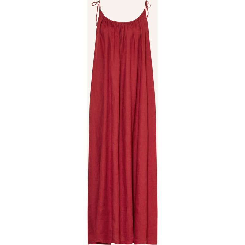 Mrs & Hugs Leinenkleid rot