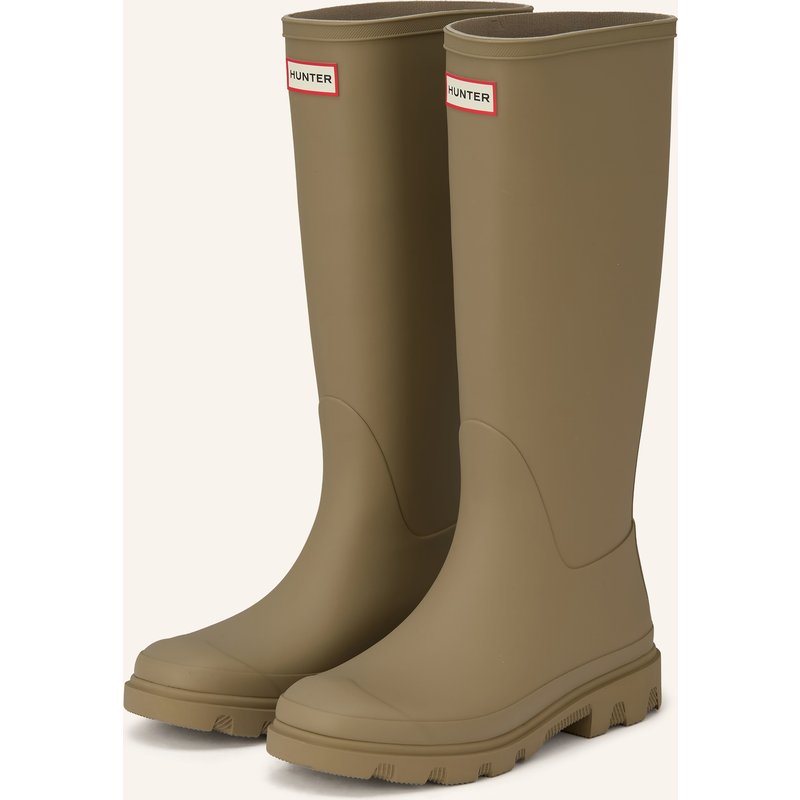 Hunter Gummistiefel Downpour Tall beige