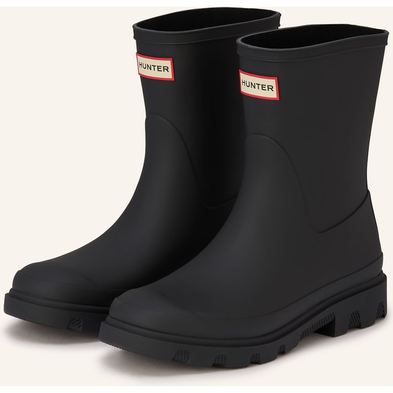 Hunter Gummi-Boots Downpour Short schwarz