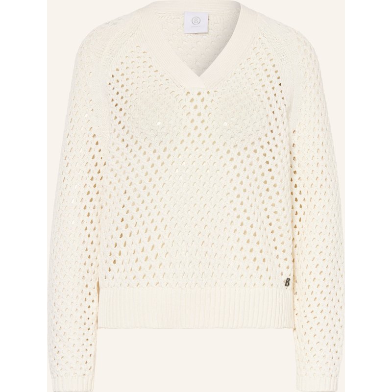 Bogner Pullover Arundel Mit Seide weiss