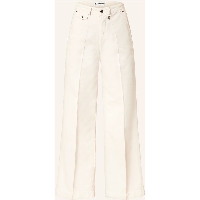 Bogner Wide Leg Jeans Rica weiss