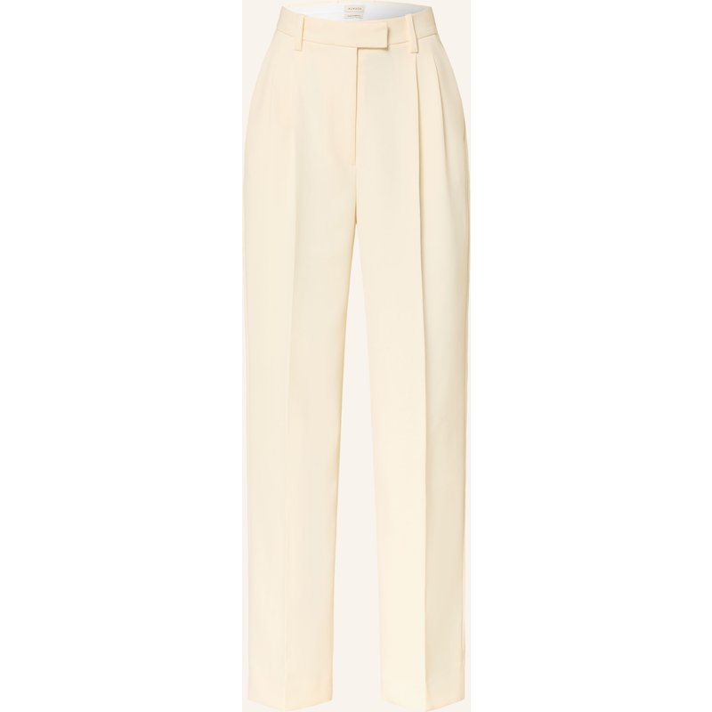 Almada Label Marlenehose Amel weiss