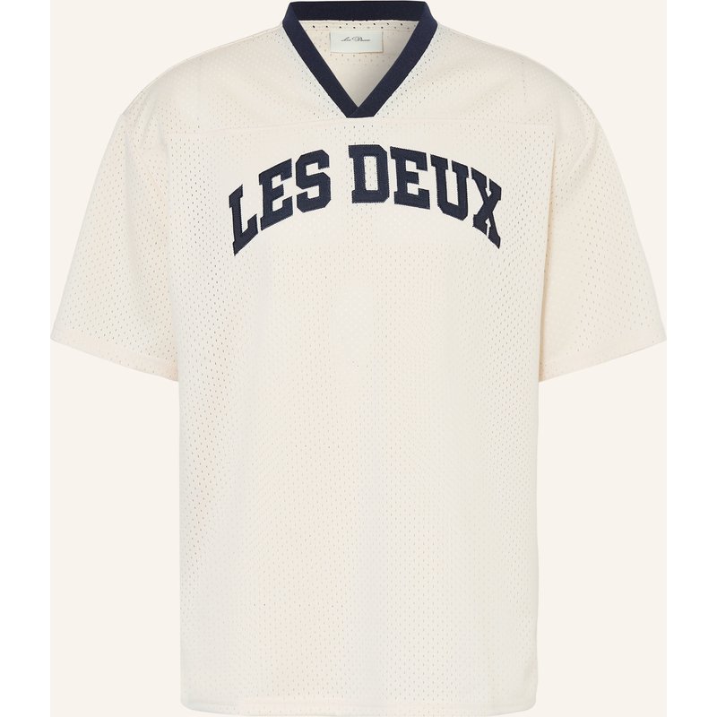 Les Deux T-Shirt Bronson Aus Mesh beige