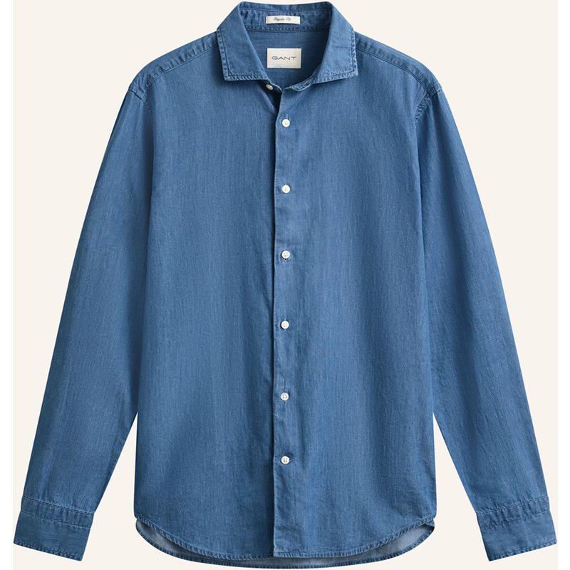 Gant Hemd Regular Fit blau