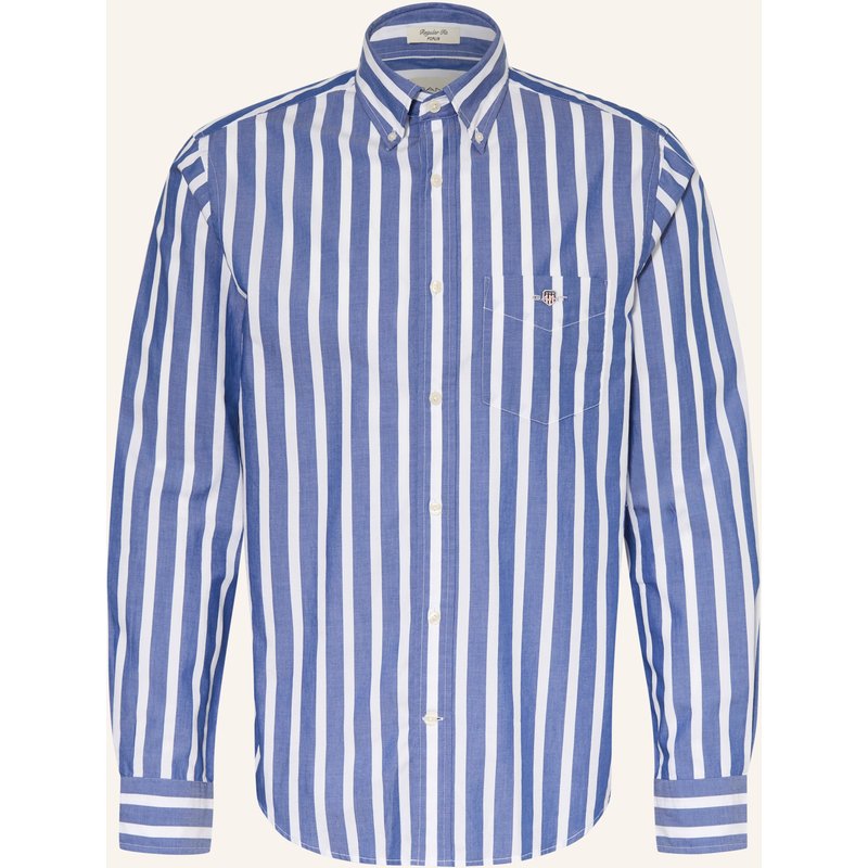 Gant Hemd Regular Fit blau