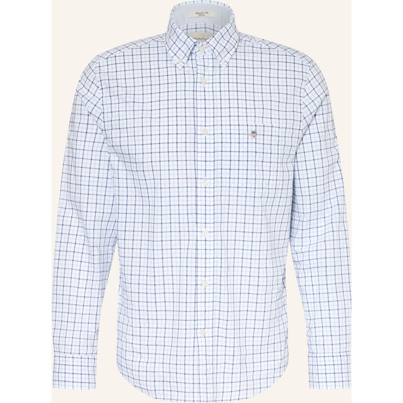 Gant Hemd Regular Fit blau