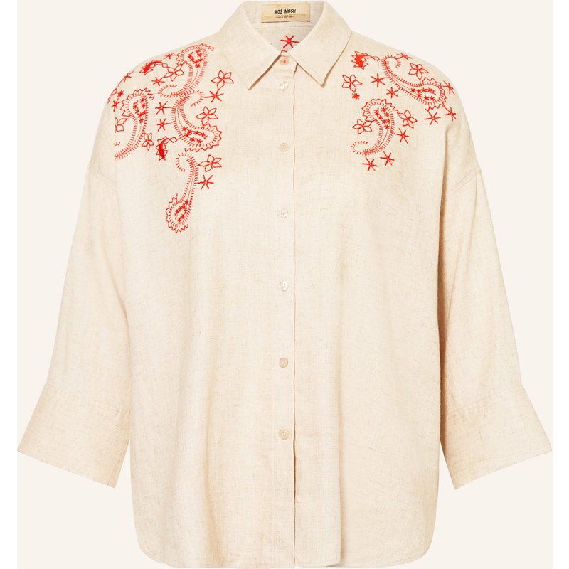 Mos Mosh Hemdbluse Mmaudri Coleen beige