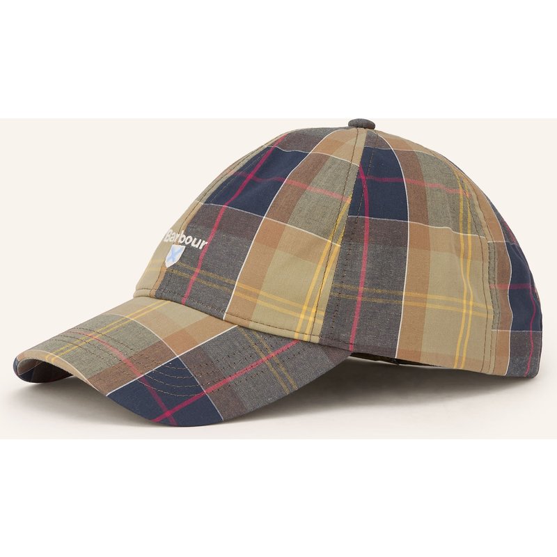 Barbour Cap Tartan braun