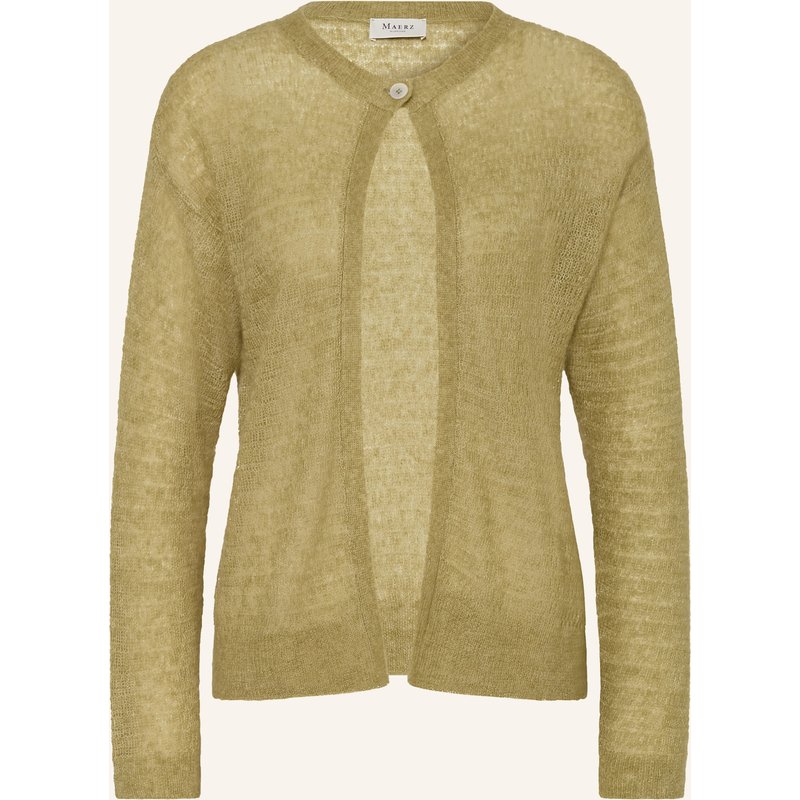 Maerz Muenchen Strickjacke Mit Alpaka gruen