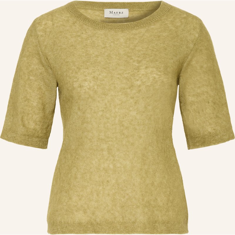 Maerz Muenchen Strickshirt Mit Alpaka gruen