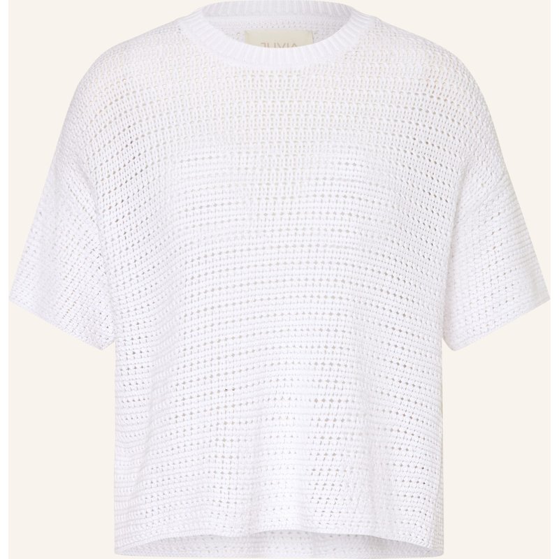 Juvia Strickshirt Vineta weiss