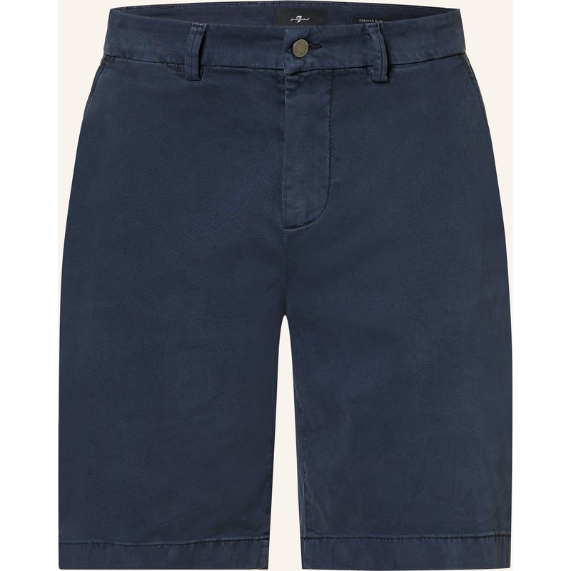 7 For All Mankind Chinoshorts Comfort Fit blau