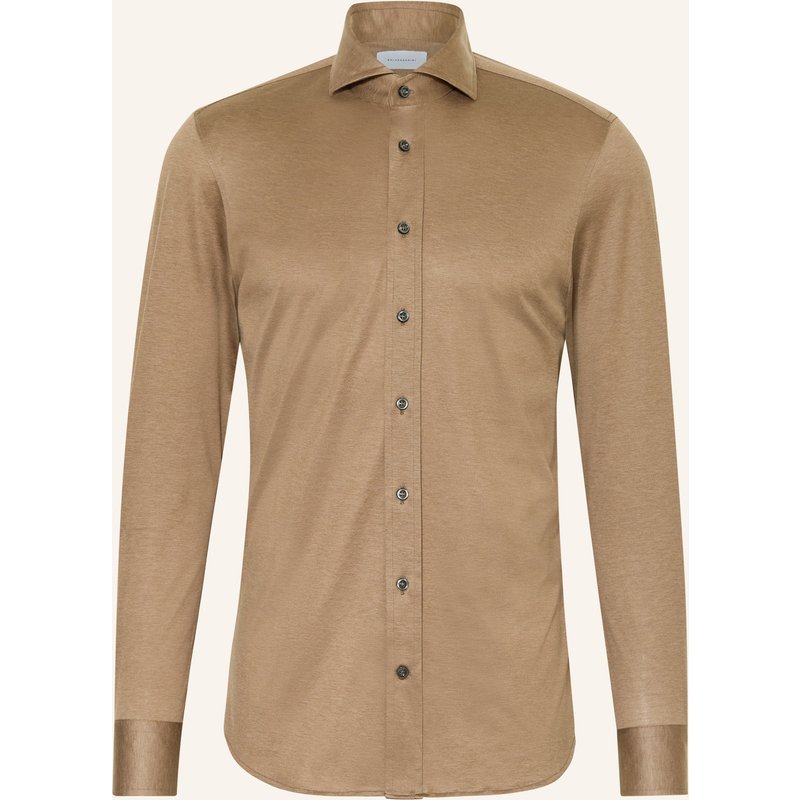 Baldessarini Jerseyhemd Hugh Slim Fit braun
