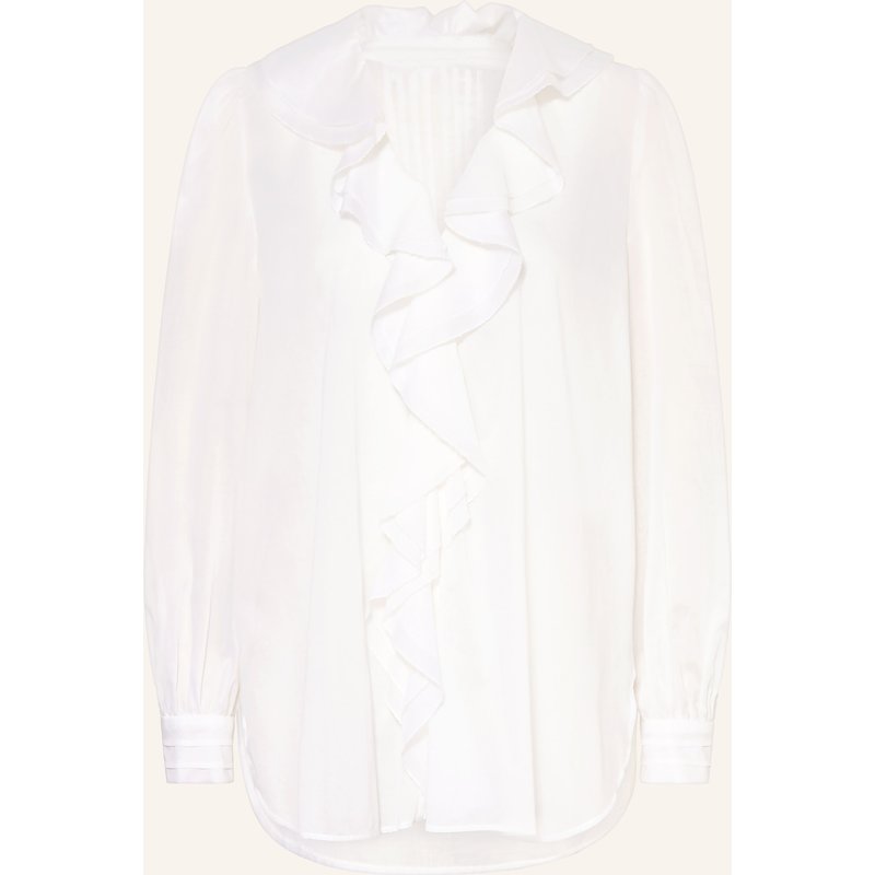Riani Bluse Mit Volants weiss