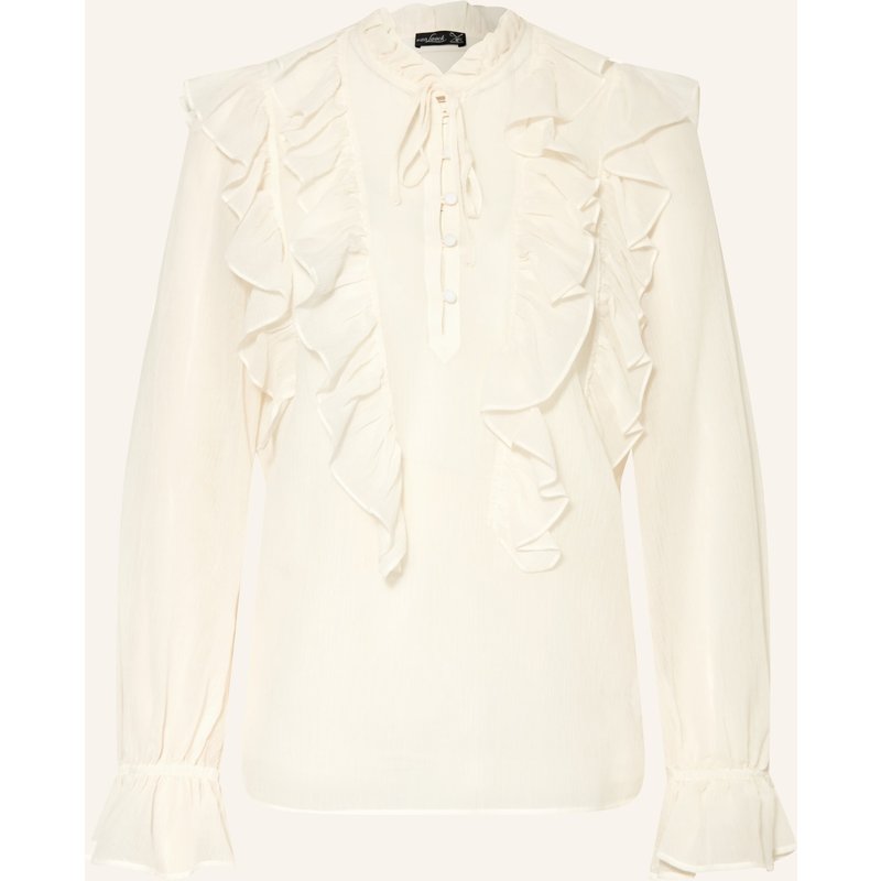 Van Laack Blusenshirt Vl-Loriel-Lv Mit Rüschen weiss