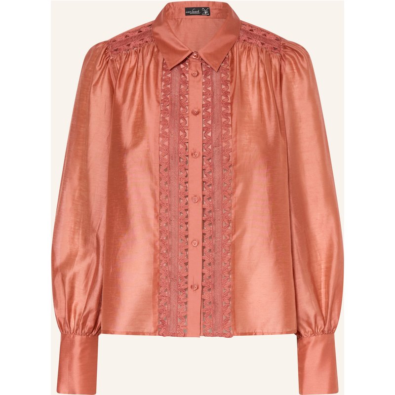 Van Laack Hemdbluse Vl-Alwia-Pb Mit Spitze rot