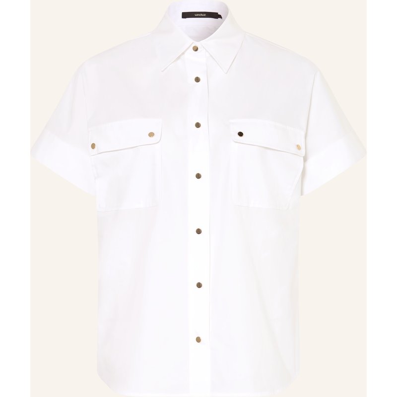 Van Laack Hemdbluse Vl-Telina-Kn weiss