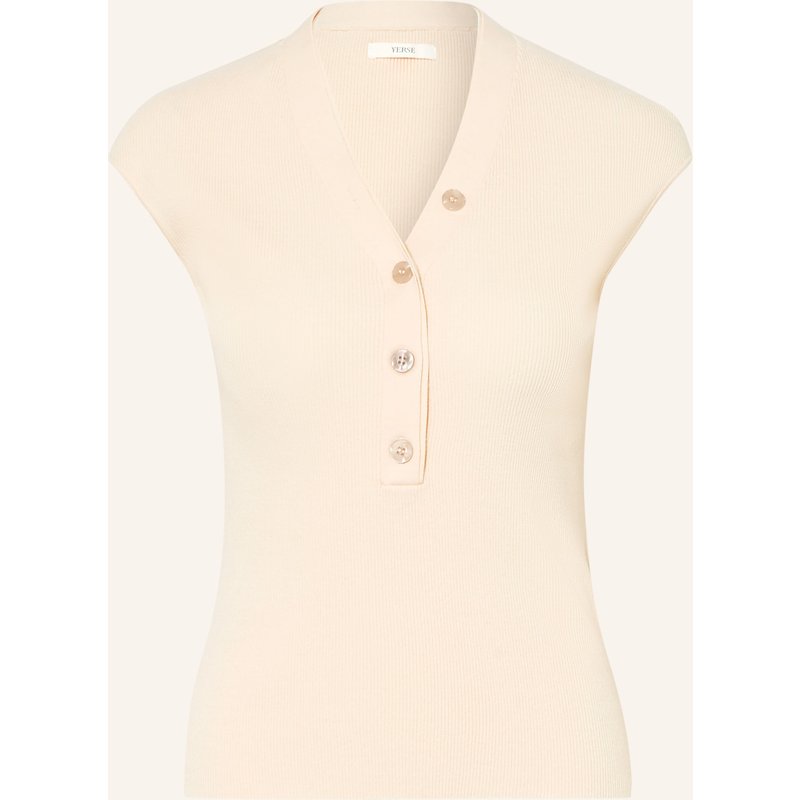 Yerse Stricktop Lavander weiss
