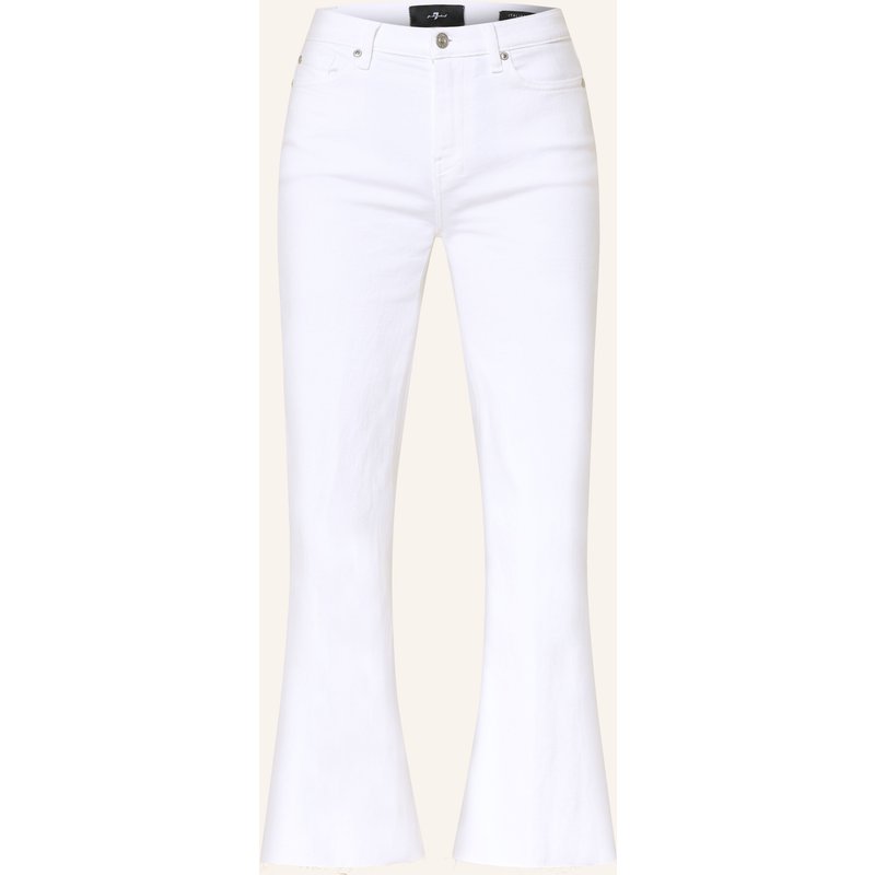7 For All Mankind Cropped Jeans Cropped Dojo weiss
