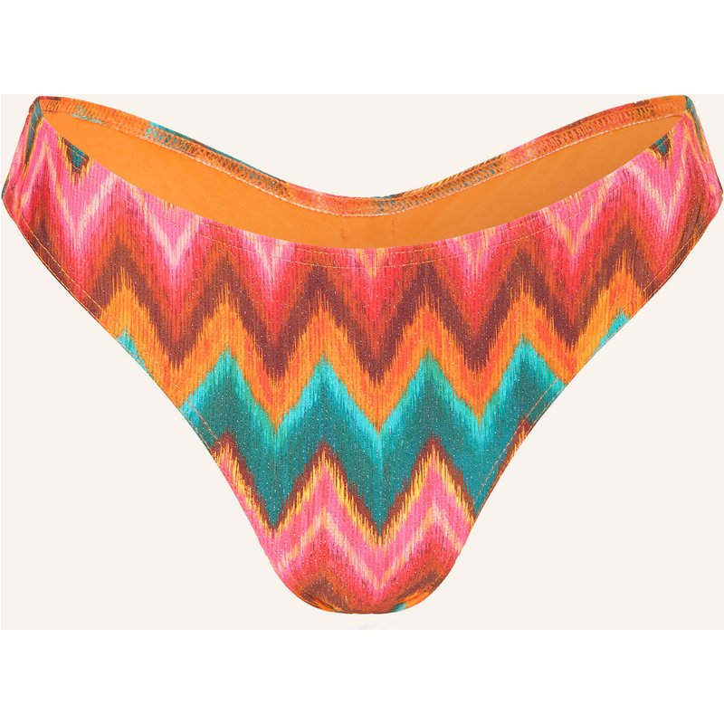 Banana Moon Brazilian-Bikini-Hose Tupa Nalika Mit Glitzergarn orange