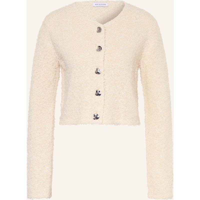 Mrs & Hugs Strickjacke weiss