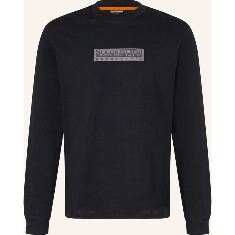 Napapijri Longsleeve S-Box schwarz