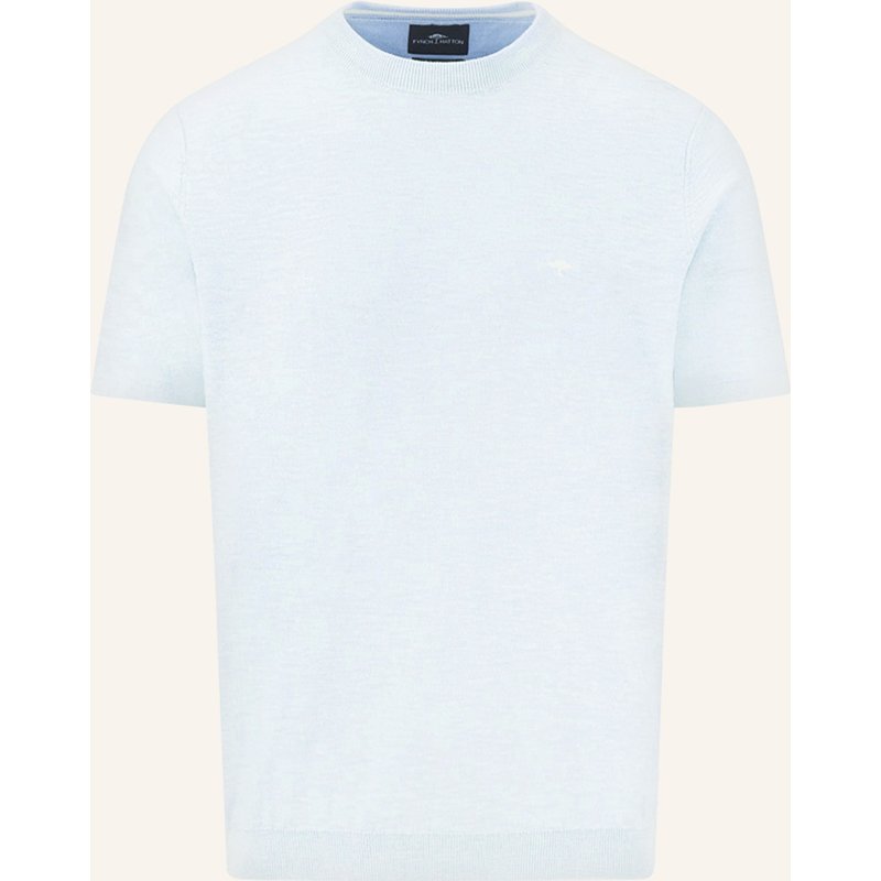 Fynch-Hatton Strickshirt blau