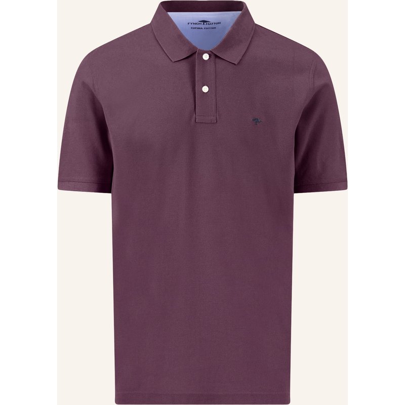 Fynch-Hatton Piqué-Poloshirt lila
