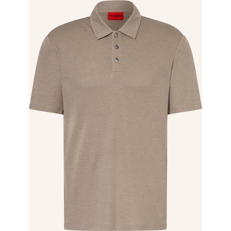 Hugo Jersey-Poloshirt Dulinen Slim Fit Mit Leinen braun