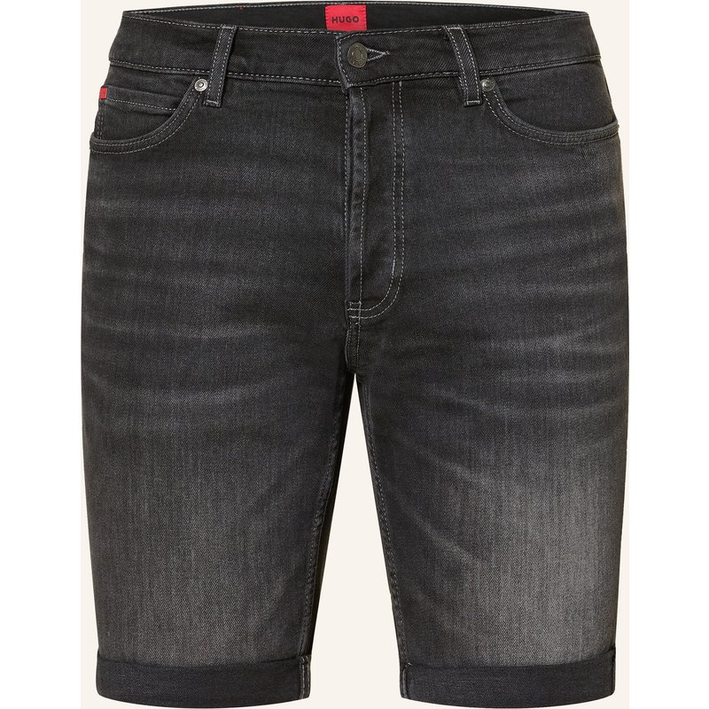 Hugo Jeansshorts 634 Tapered Fit grau