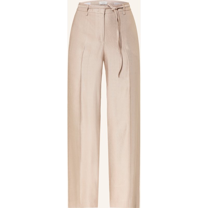 Peserico Marlenehose Mit Leinen beige