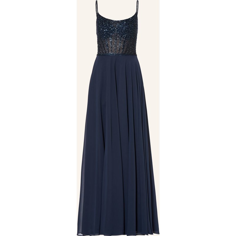 Hey Kyla Abendkleid Mit Pailetten Und Schmucksteinen blau