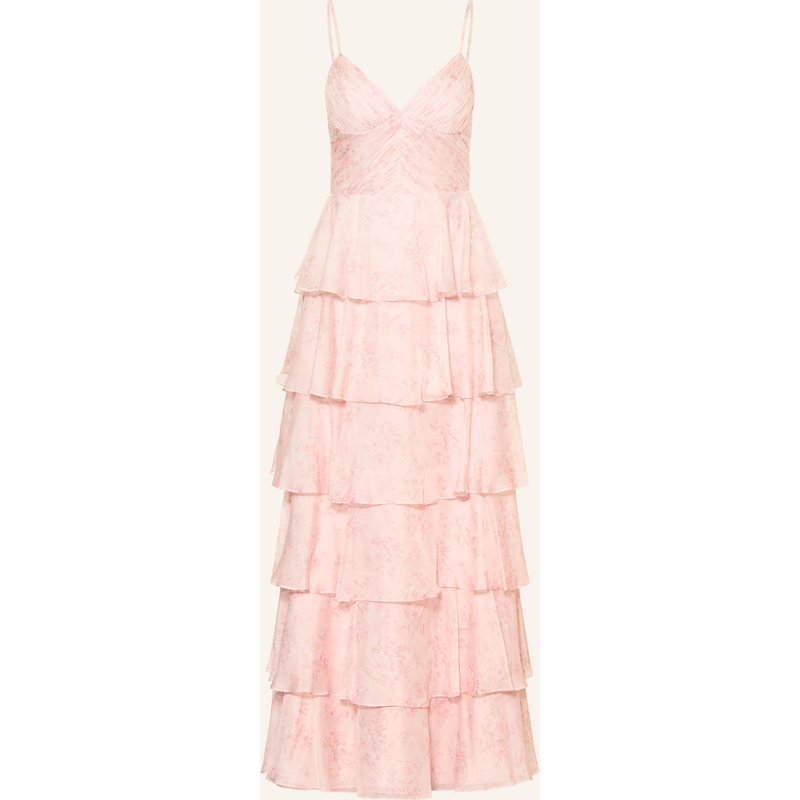 Hey Kyla Abendkleid Mit Volants rosa