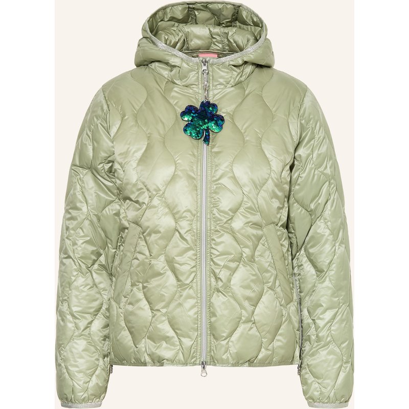 Cartoon Steppjacke gruen