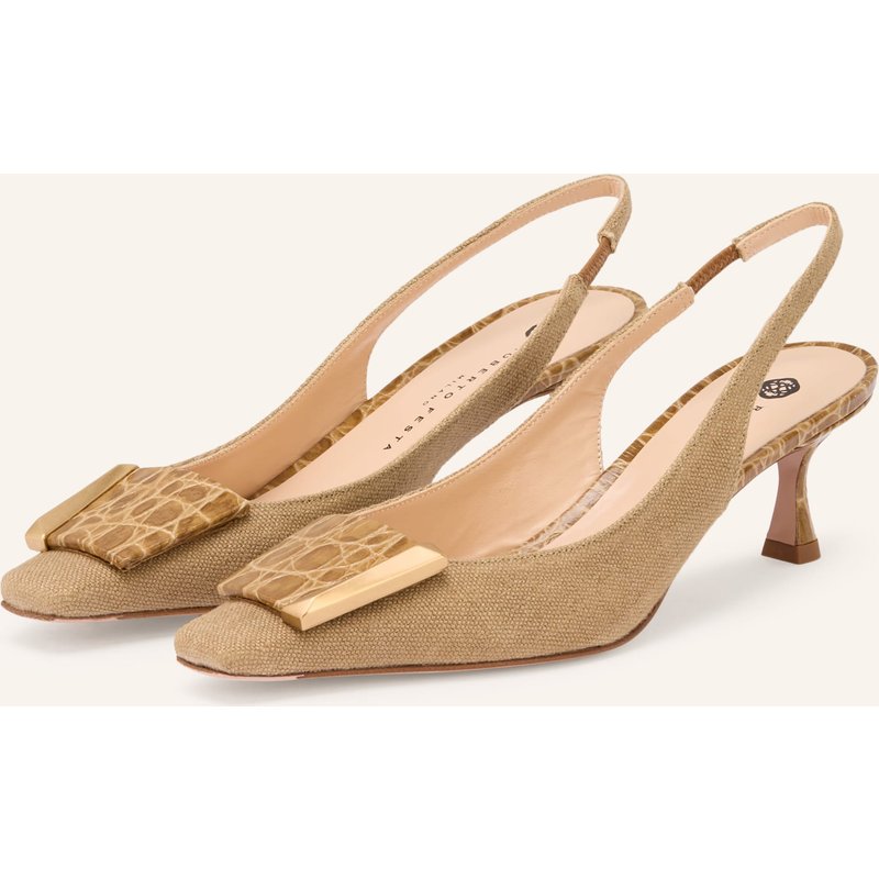 Roberto Festa Slingpumps Arienne gruen